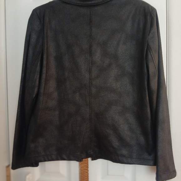 Alfred Dunner Black Women's Jacket - Picture 3 of 9